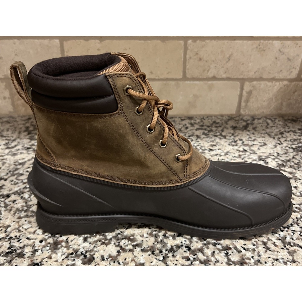 UGG GATSON Brown Waterproof Duck Boots Lace Up 1123671 Size 12